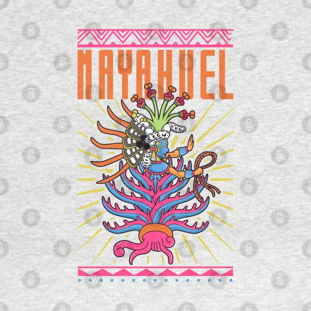 Aztec Earth Goddess - Mayahuel by Modern Medieval Design